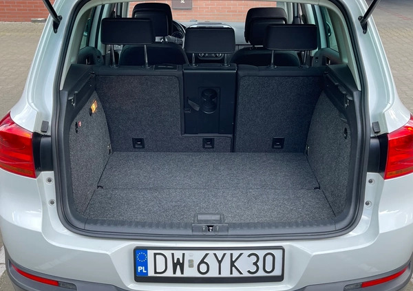 Volkswagen Tiguan cena 55800 przebieg: 135700, rok produkcji 2015 z Wrocław małe 631